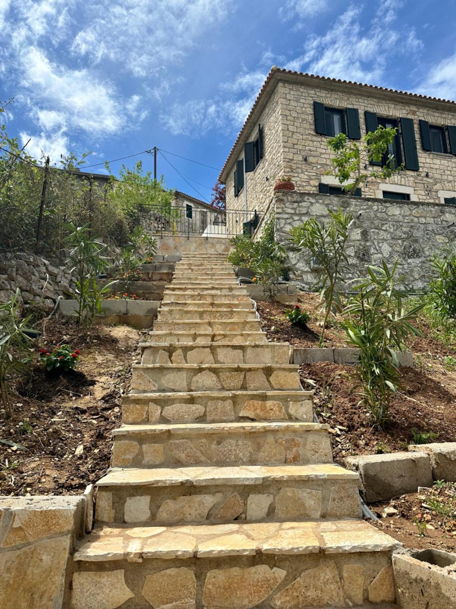 Villa Chrysavgi Stone House Katomerion Exterior foto